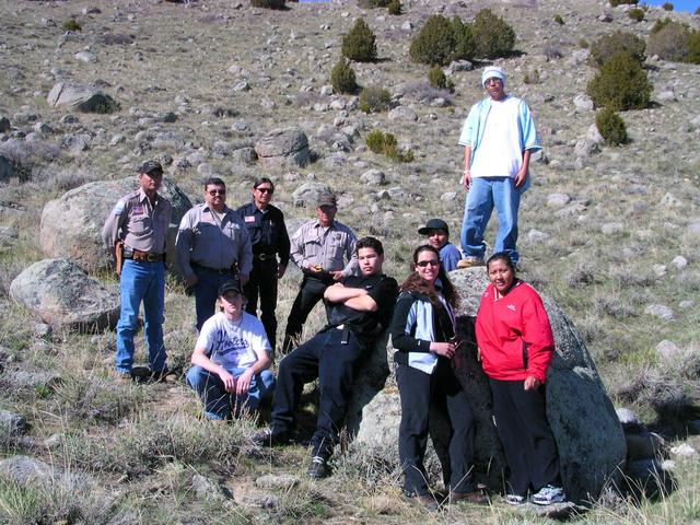 The mighty confluence hunters of Ft. Washakie