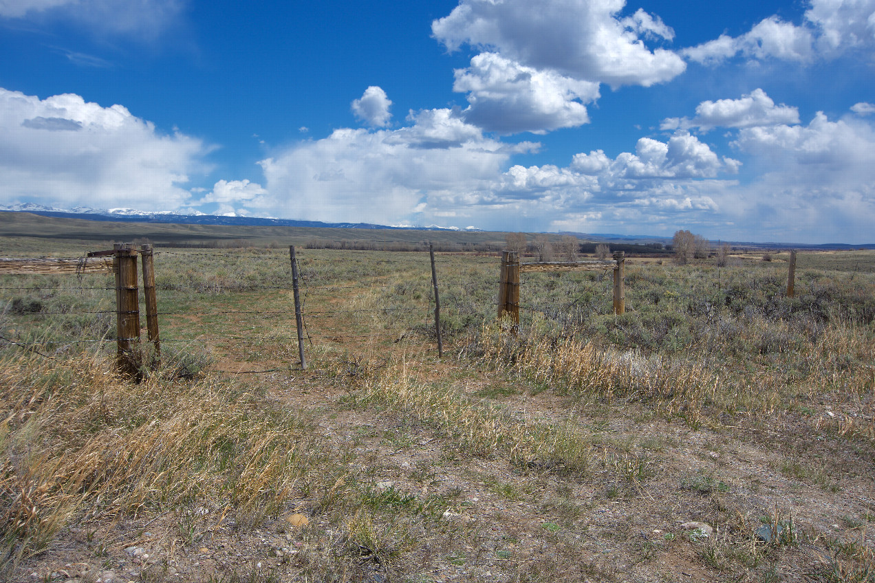 This doubletrack farm road - 0.45 miles from the point - took me towards the point