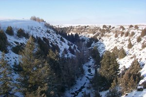 #1: Canyon Creek (one of many scenic views en route to the confluence)