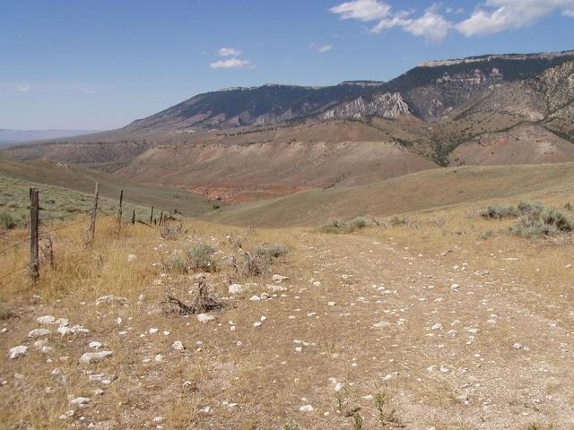 Looking at the confluence from the south (2 mi. away)