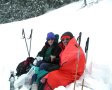 #2: Mary and Roy, staying warm at lunch