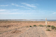 #9: concrete pole at desert road