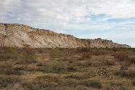 #12: enormous: Chink west shore cliff risies from the former lake bed