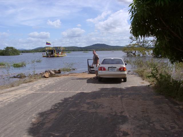 Sunken village at the riverbank