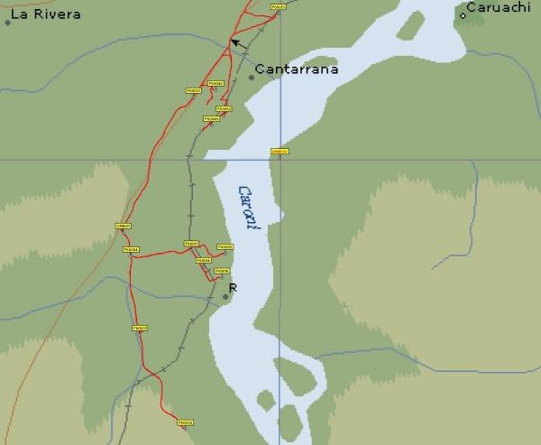 Mappoint © Karte mit Tracks & waypoints