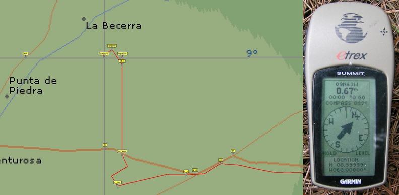 Mappoint © map with Tracks & waypoints + GPS