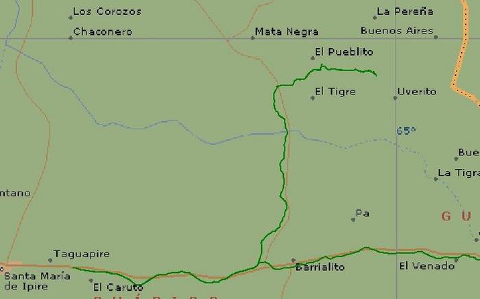 Map with tracking & waypoints