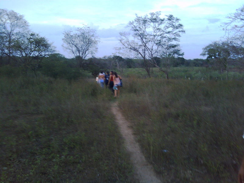 Camino a la laguna. Path to lagoon