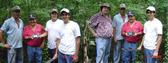 #5: JOSE, CRUZ, ALFREDO (MY SON) AND RODOLFO (MY NEPHEW) / ME, JOSE, CRUZ AND RODOLFO ALL AT CP