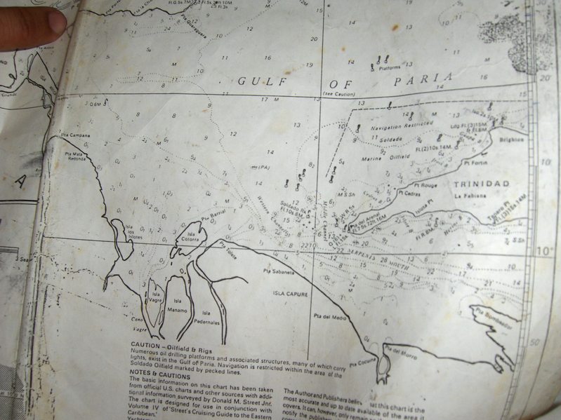 NAUTICAL CHART OF THE AREA