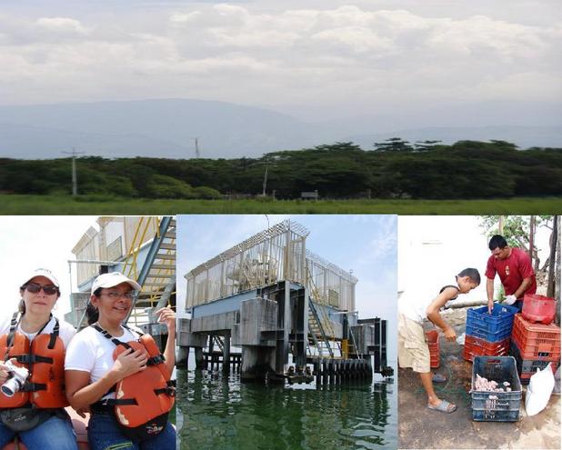 SIERRA DE PERIJA-OIL FACILITIES - FISHERMAN WORKING