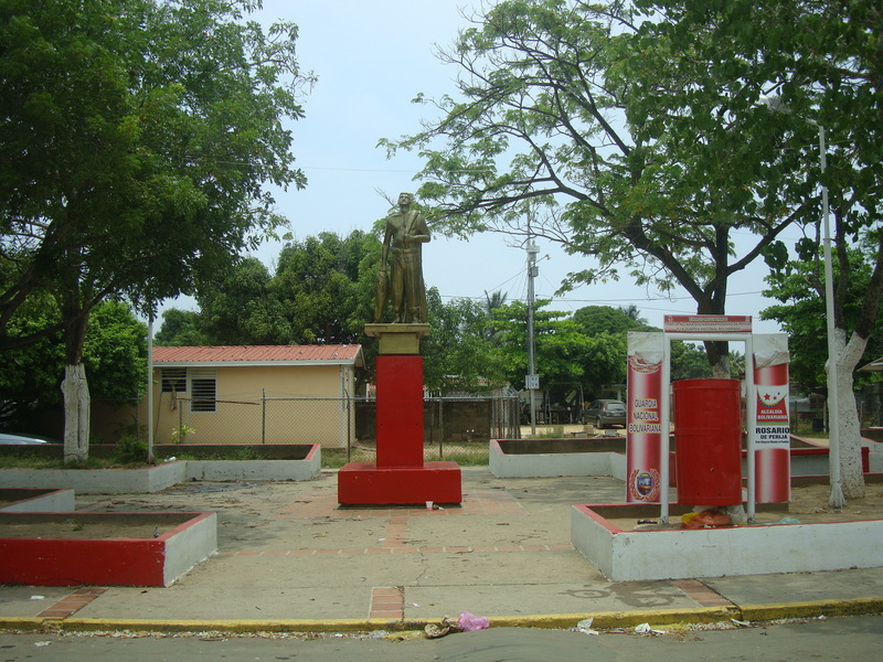 Plaza del Pescador Barranquitas. Fishermen square in Barranquitas