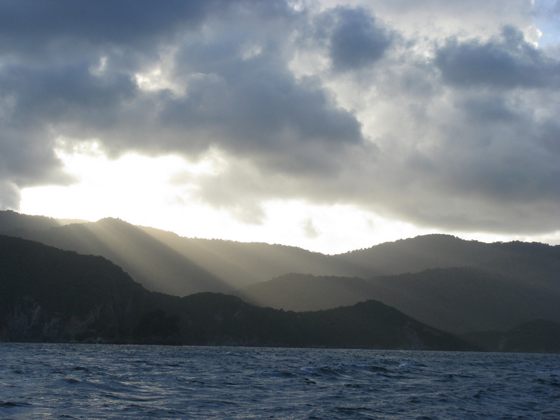 SUNSET SOUTH PENINSULA DE PARIA ON THE WAY BACK TO GUIRIA