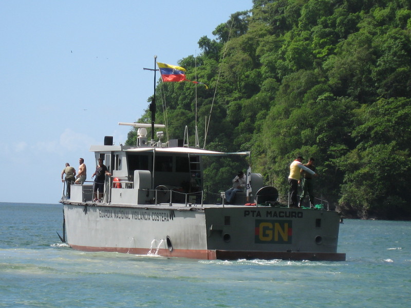 PATROL BOAT AT UQUIRE BAY