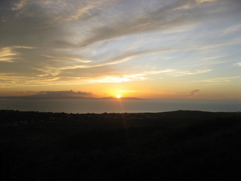 Vista Oeste con el atardecer / West view with sunset