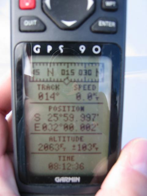 GPS reading