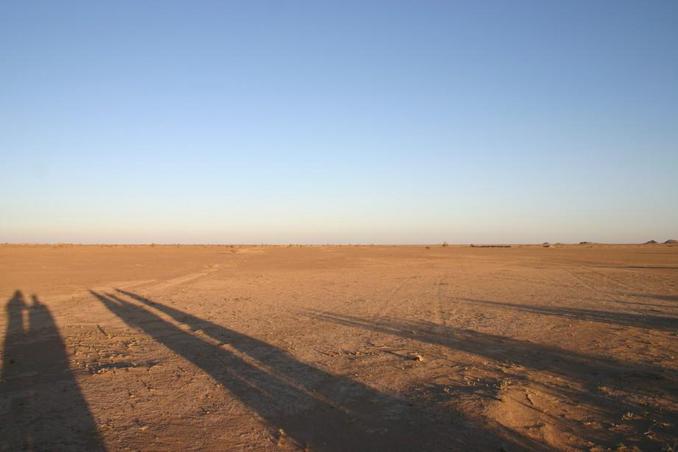 View to the East (with shadows of the visitors)