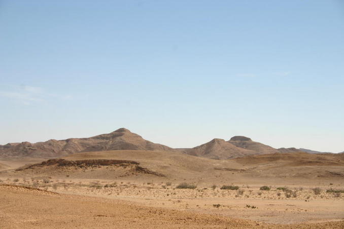 Hills near the point