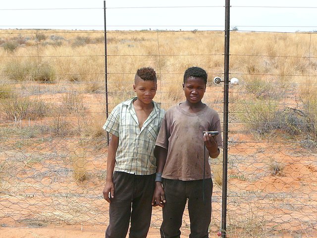 My two guides David and Piet, camera facing east