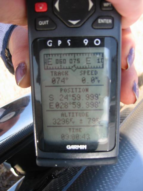 GPS reading