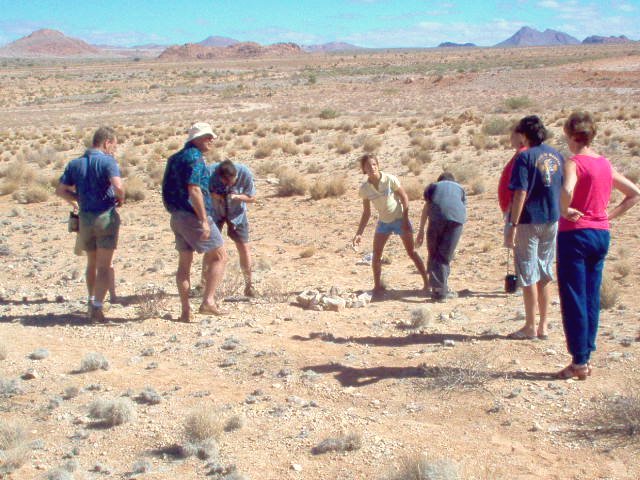 Kids mark confluence with rocks