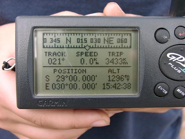 GPS screen