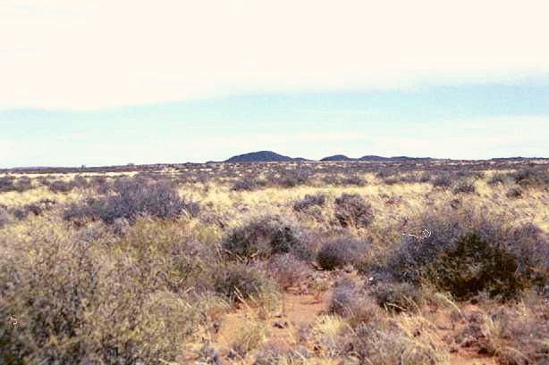 View of Confluence SSW showing rocky outcrops