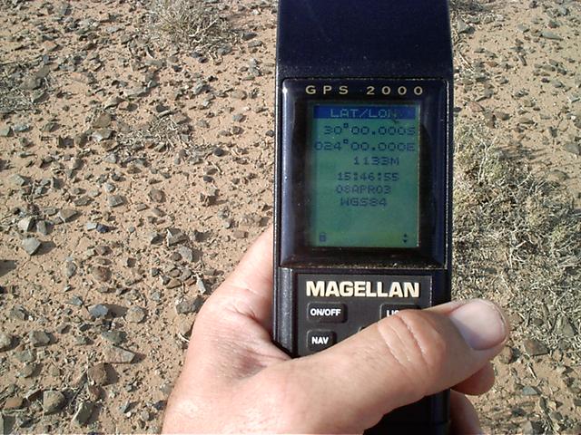 GPS reading