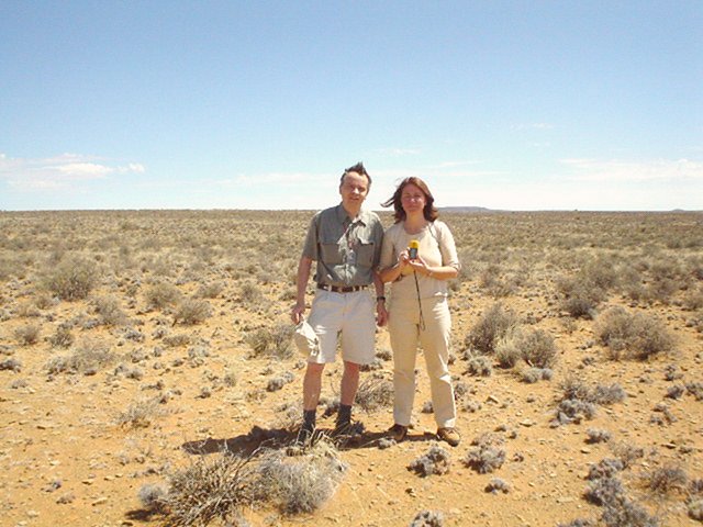 Georg and Claudine at the Confluence