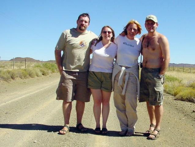 The four of us, Marc, Di, Gerna, Cecil. Mission accomplished!