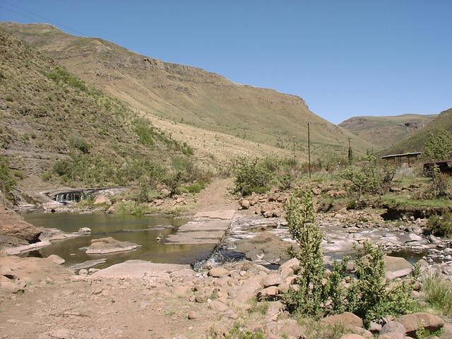 Track leading up the valley