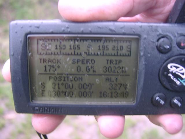 GPS screen