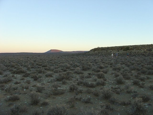 Sunset - Confluence on top or over this ridge