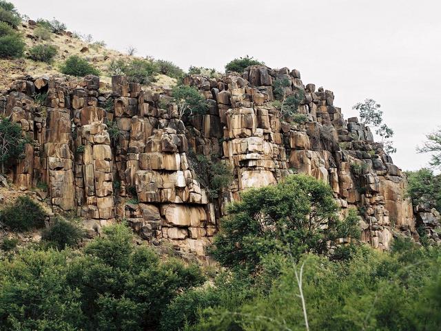 Rocks across gulley about 200 metres from nearest point