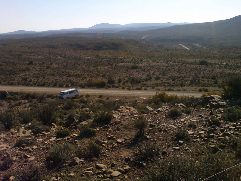 View west from hill south of Confluence