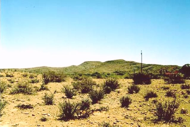 View West with farmhouse in backdrop