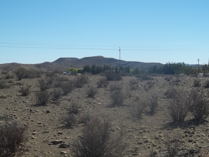 View to the West, farm building visible in the back ground