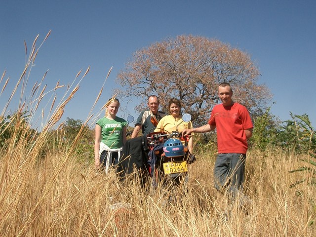 Photograph of all who visited the site taken by selftimer